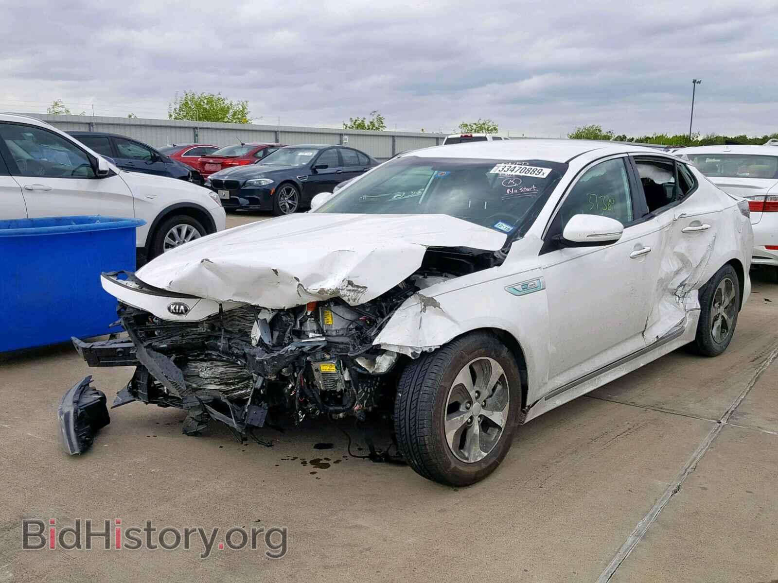 2014 KIA OPTIMA HYB - VIN: KNAGM4AD4E5067042 - Фото 2