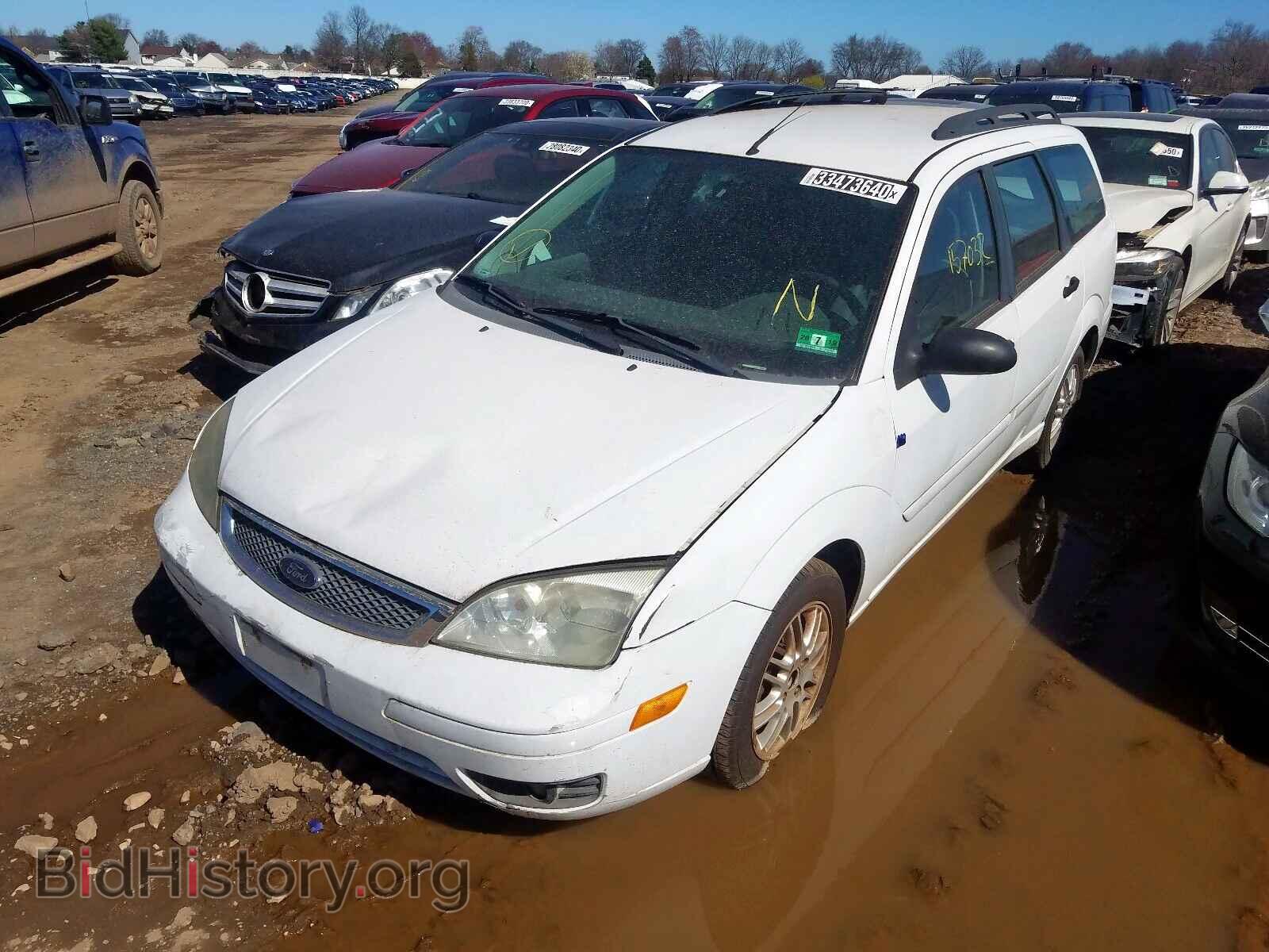 2005 FORD FOCUS - VIN: 1FAFP36N55W235191 - Фото 2