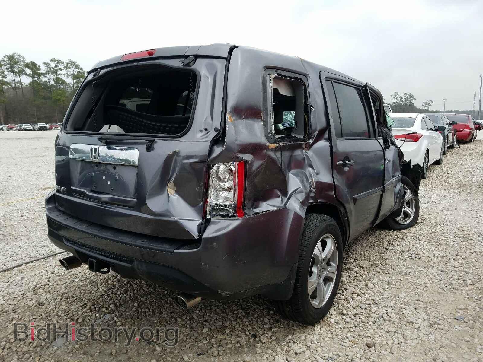 2014 HONDA PILOT - VIN: 5FNYF3H72EB021252 - Фото 4