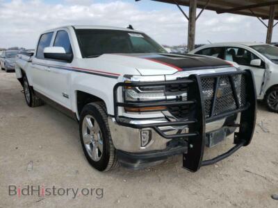 2018 Chevrolet SILVERADO, белый — VIN 3GCUKREC8JG451841, Copart