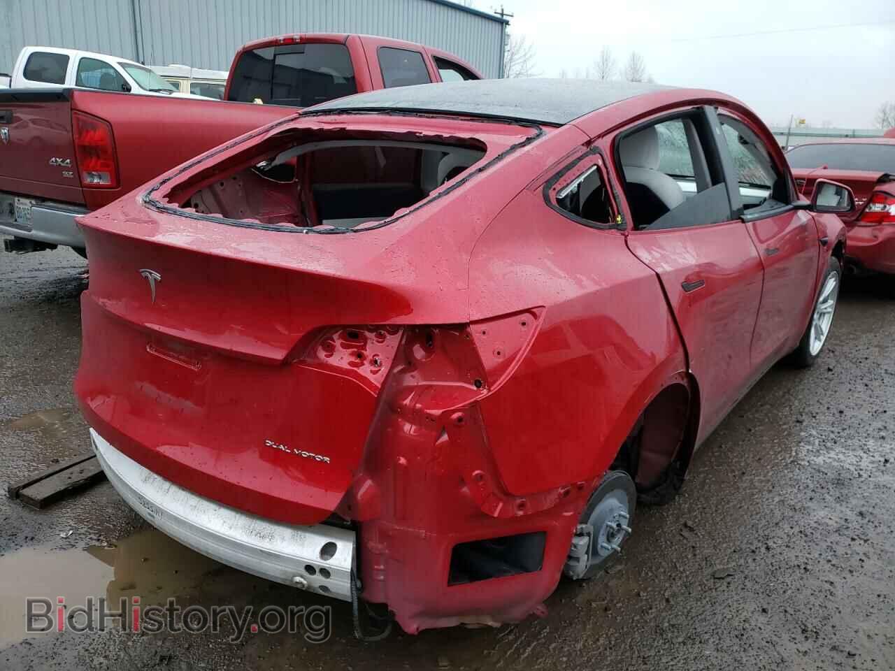2020 TESLA MODEL Y - VIN: 5YJYGDEE5LF057018 - Фото 4