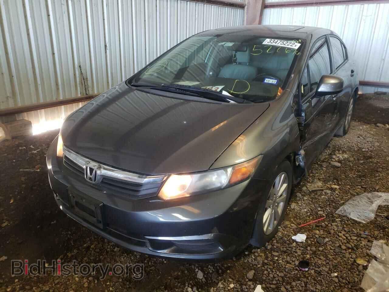 2012 HONDA CIVIC - VIN: 2HGFB2F93CH522676 - Фото 2