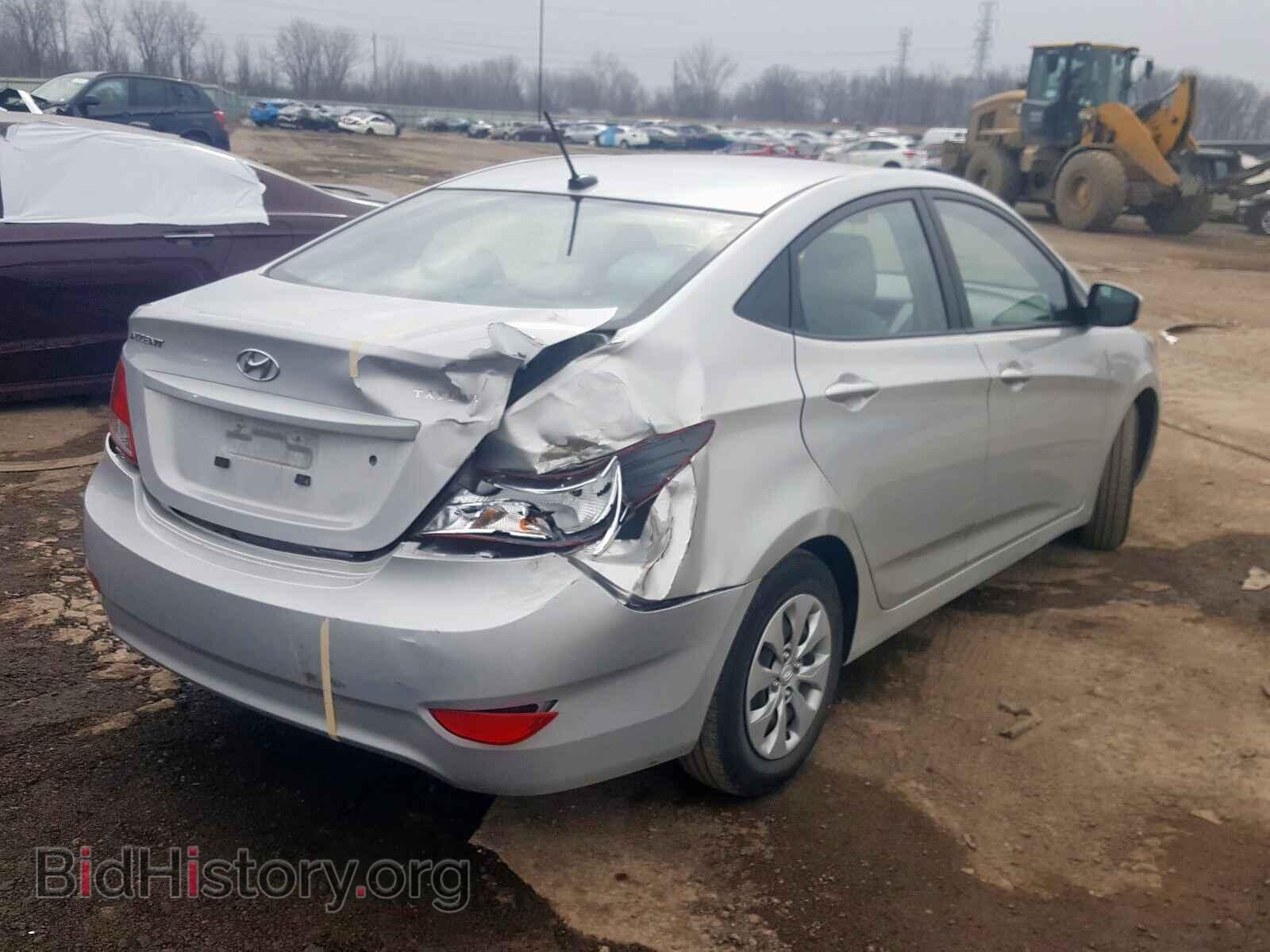 2016 HYUNDAI ACCENT - VIN: KMHCT4AE1GU128199 - Фото 4