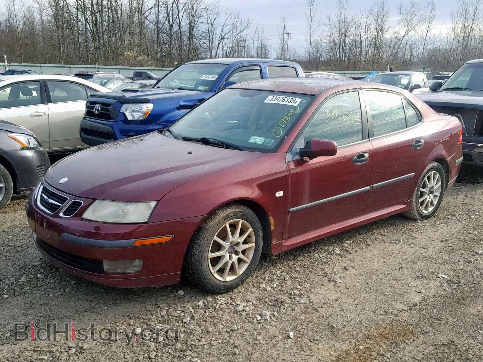 2004 SAAB 9 3 - VIN: YS3FD49Y741041846 - Фото 2