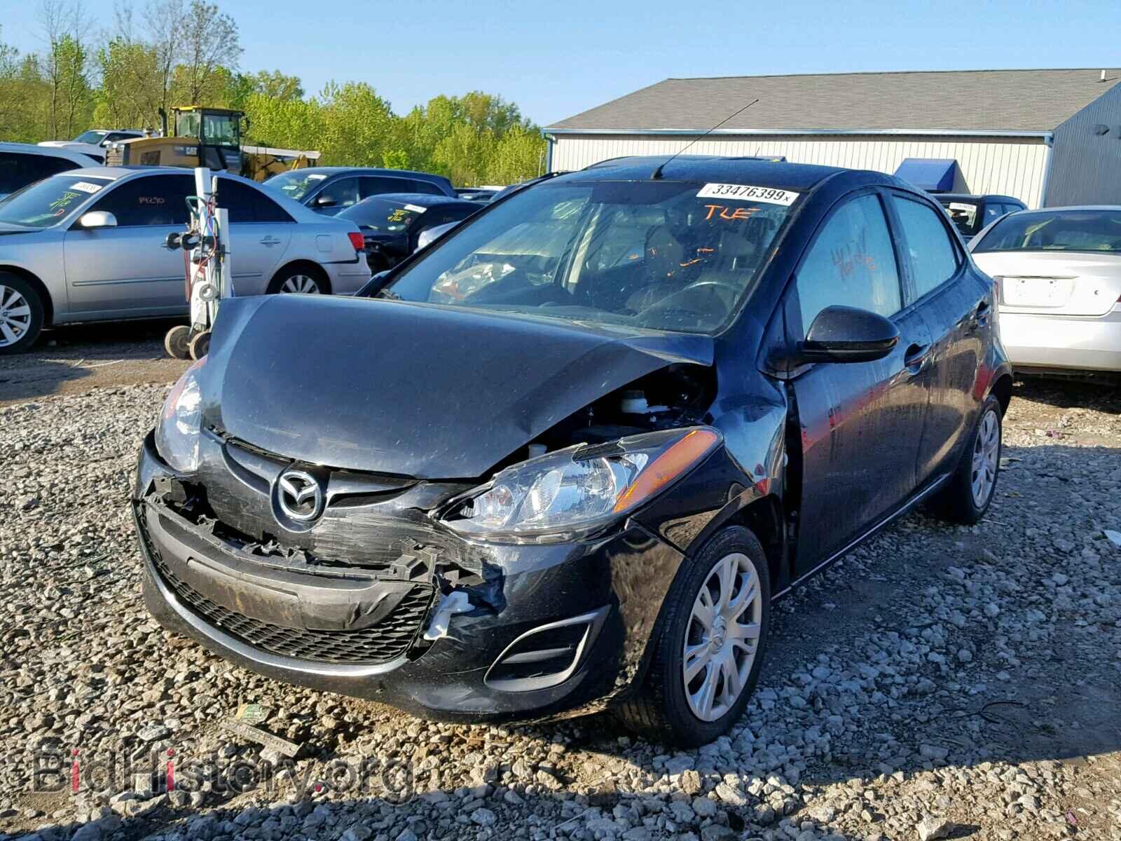 2014 MAZDA 2 - VIN: JM1DE1KY8E0183201 - Фото 2