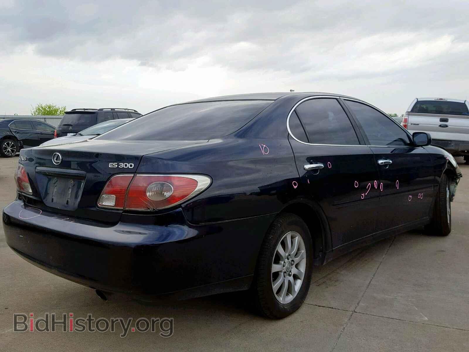 2003 LEXUS ES300 - VIN: JTHBF30G530130879 - Фото 4