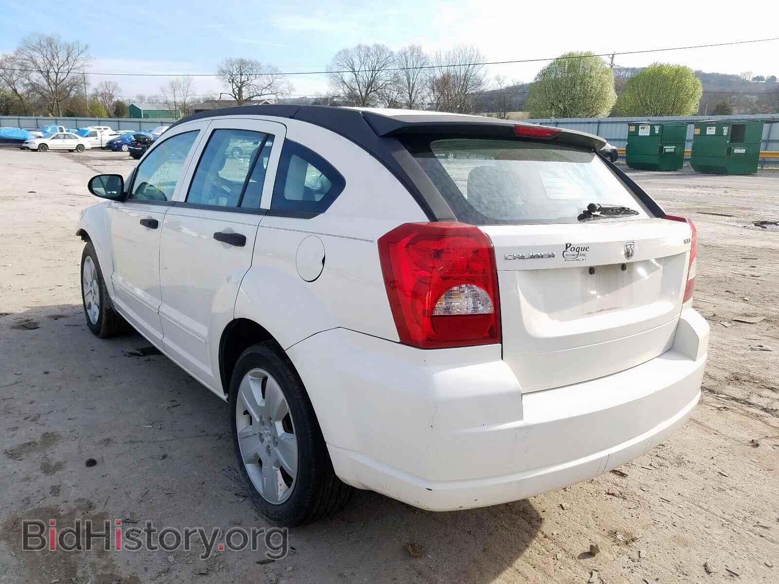 2007 DODGE CALIBER - VIN: 1B3HB48B27D384863 - Фото 3