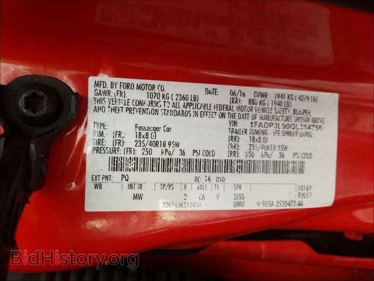 2016 FORD FOCUS - VIN: 1FADP3L90GL354768 - Photo 10