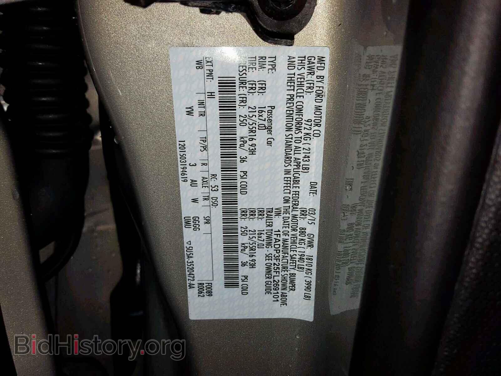 2015 FORD FOCUS SE - VIN: 1FADP3F25FL269101 - Фото 10