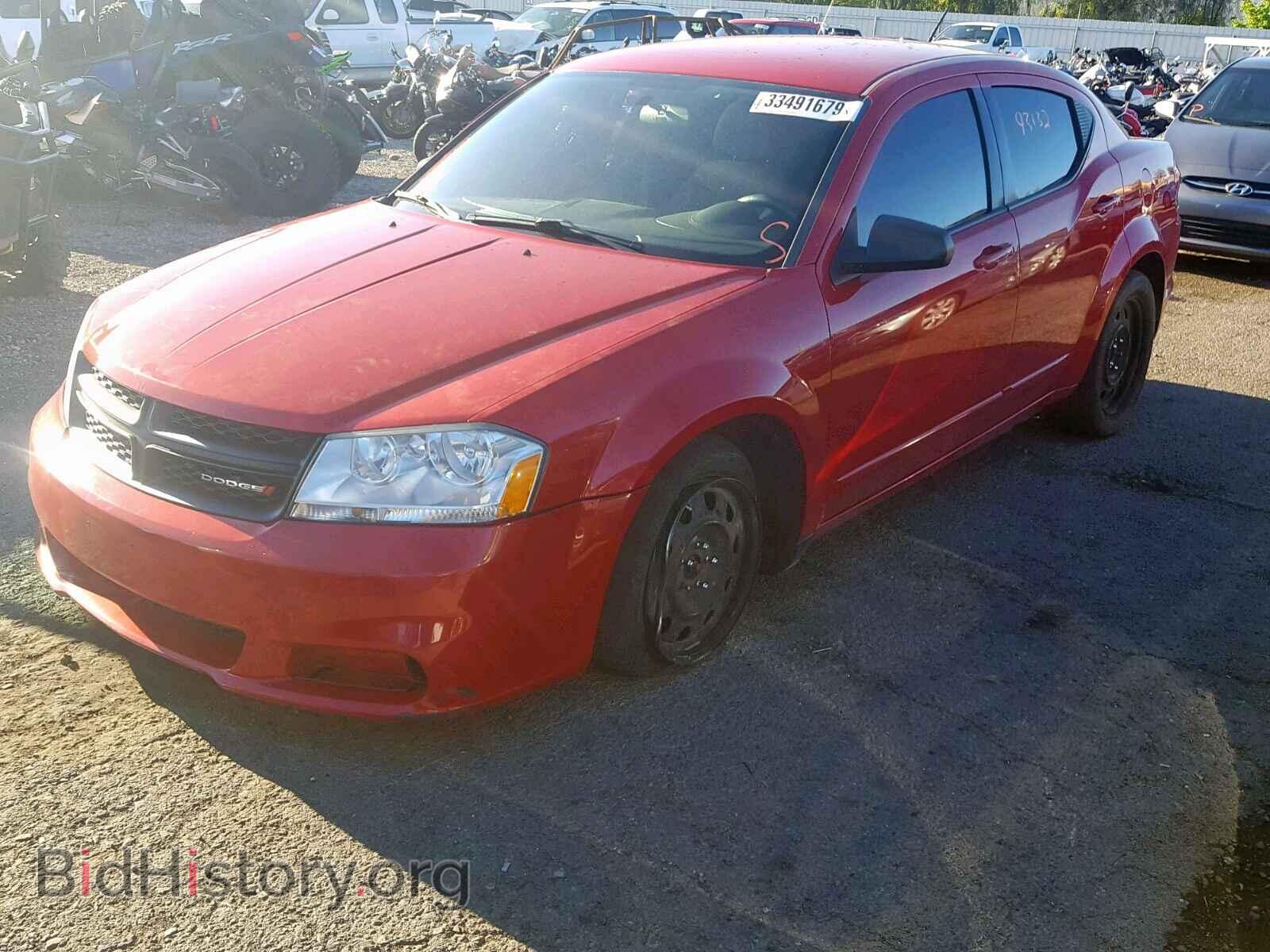 2012 DODGE AVENGER - VIN: 1C3CDZAG5CN276171 - Фото 2