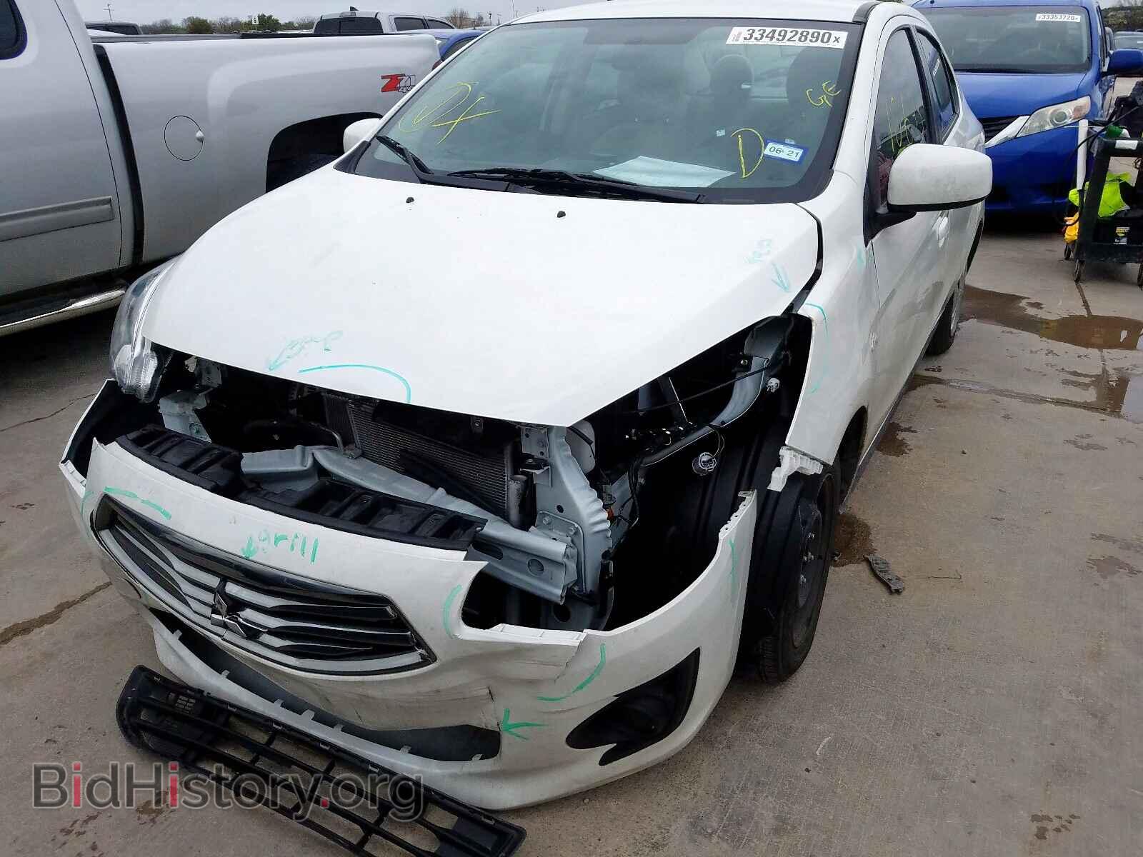 2019 MITSUBISHI MIRAGE - VIN: ML32F3FJ0KHF16362 - Фото 2