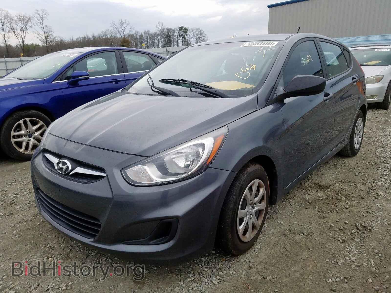2013 HYUNDAI ACCENT - VIN: KMHCT5AE5DU060359 - Фото 2