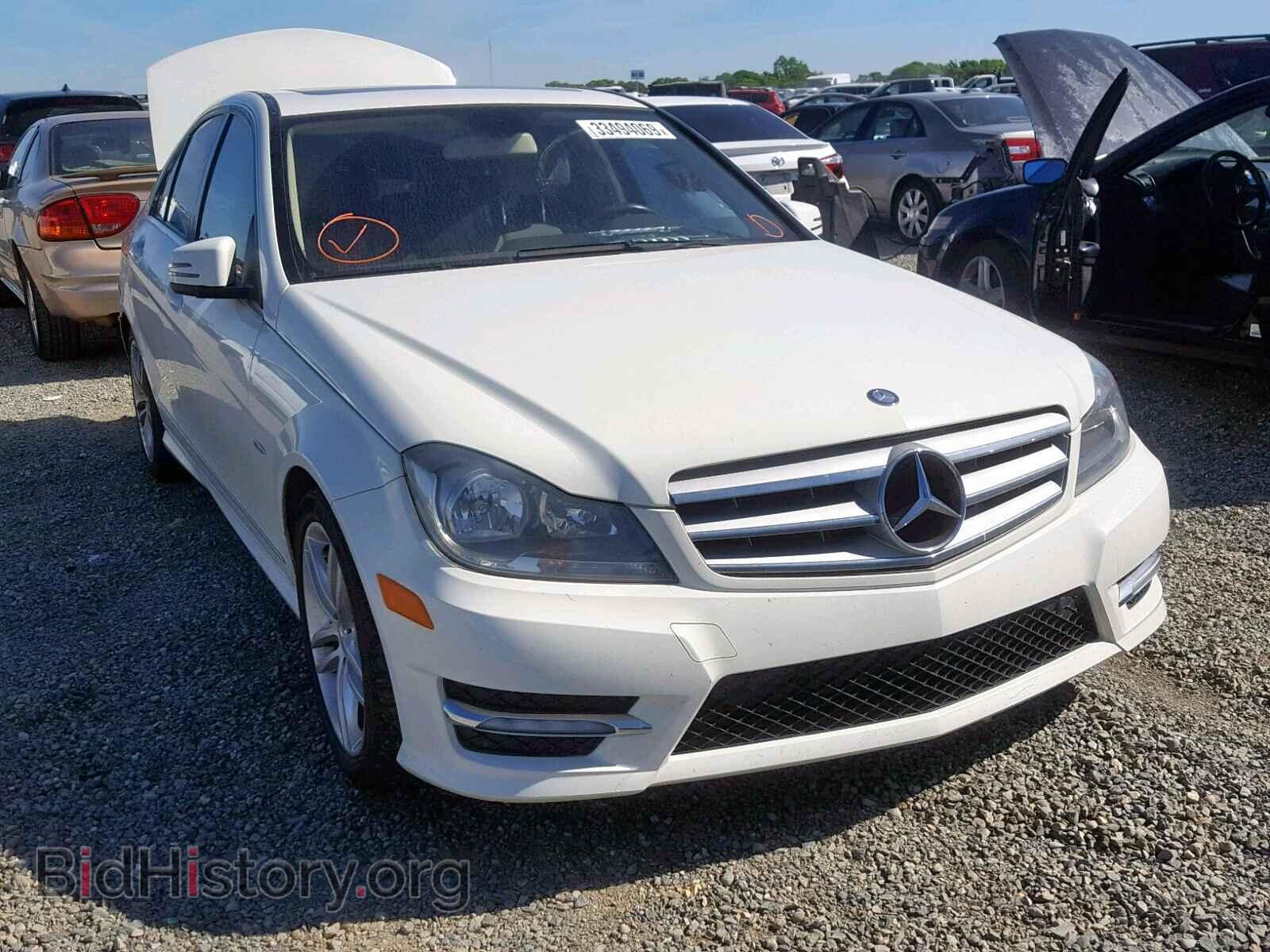Photo WDDGF4HB3CA626477 - MERCEDES-BENZ C 250 2012