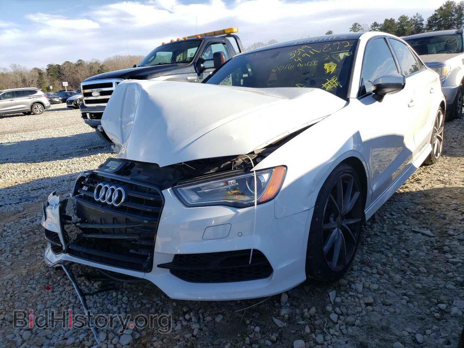 2016 AUDI S3 - VIN: WAUB1GFF8G1051872 - Фото 2