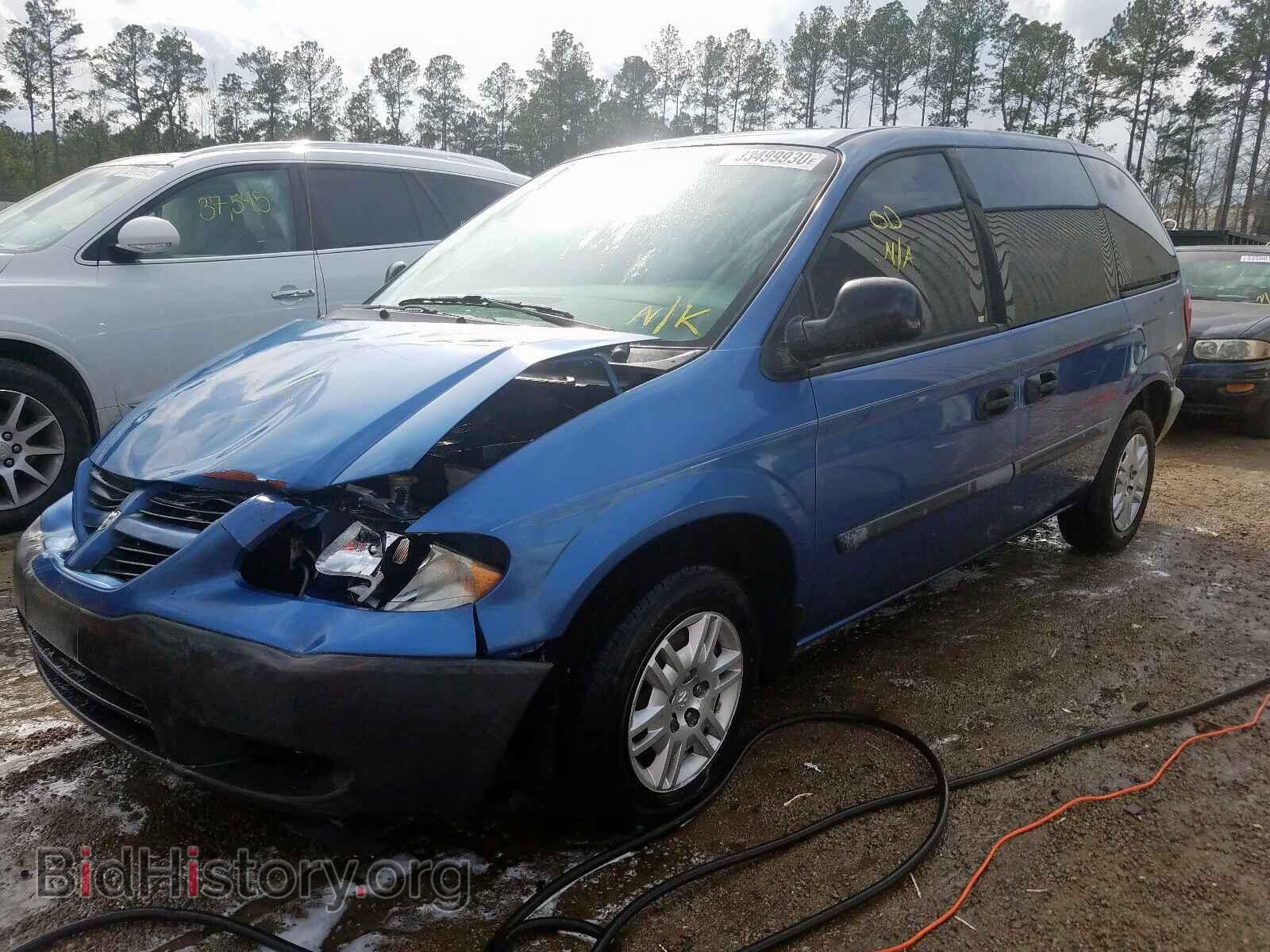2007 DODGE CARAVAN - VIN: 1D4GP25B87B153792 - Фото 2