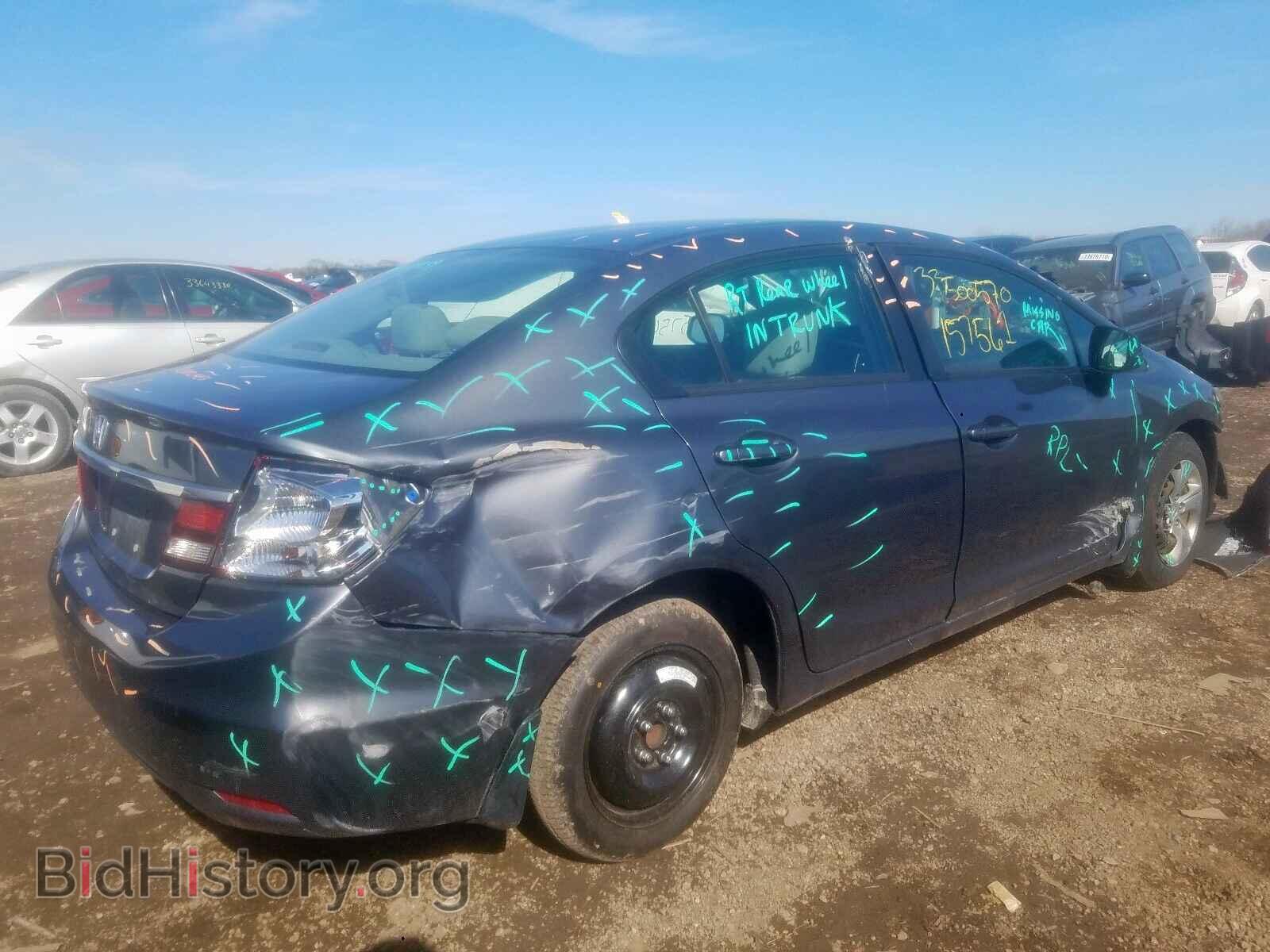 2013 HONDA CIVIC - VIN: 19XFB2F5XDE003648 - Фото 4