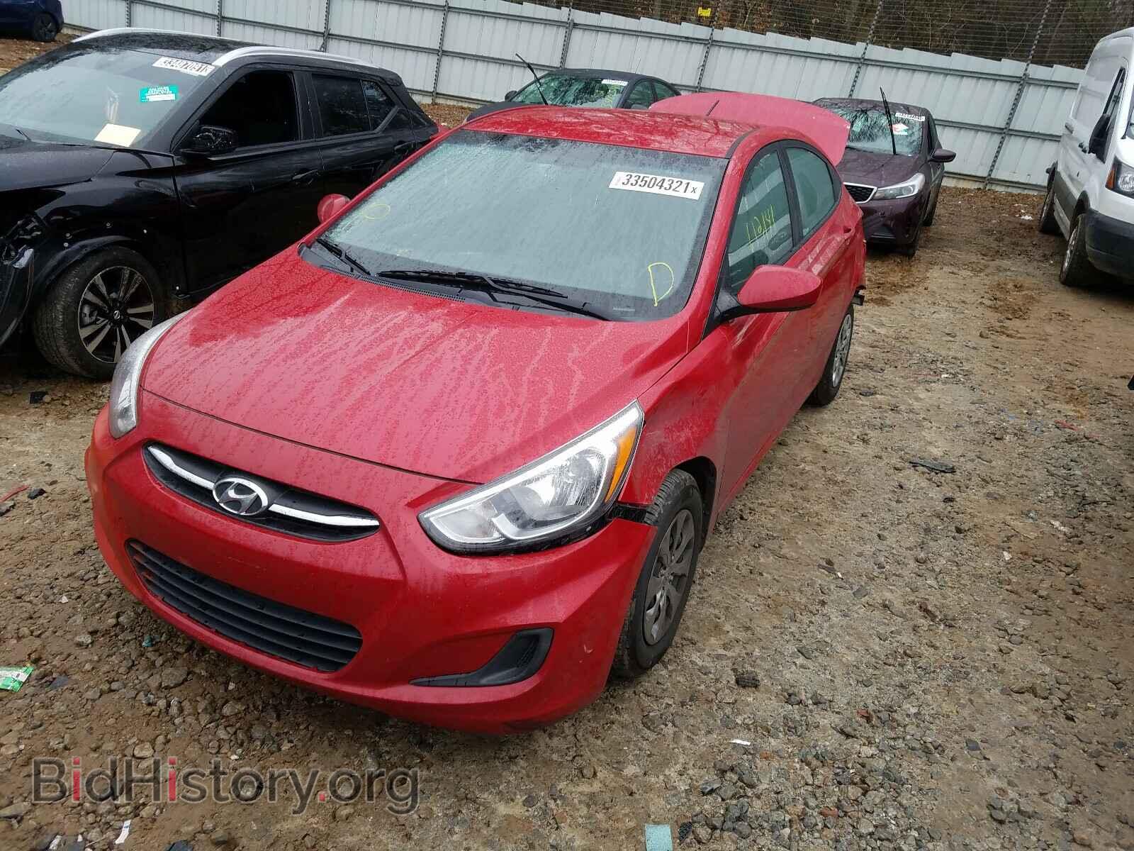 2016 HYUNDAI ACCENT - VIN: KMHCT4AE7GU003563 - Фото 2
