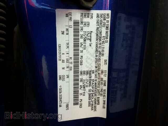 2013 FORD FOCUS - VIN: 1FADP3F24DL218055 - Photo 10