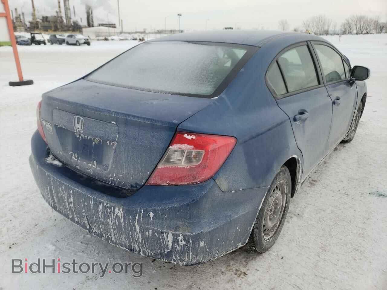2012 HONDA CIVIC - VIN: 2HGFB2F47CH019396 - Фото 4