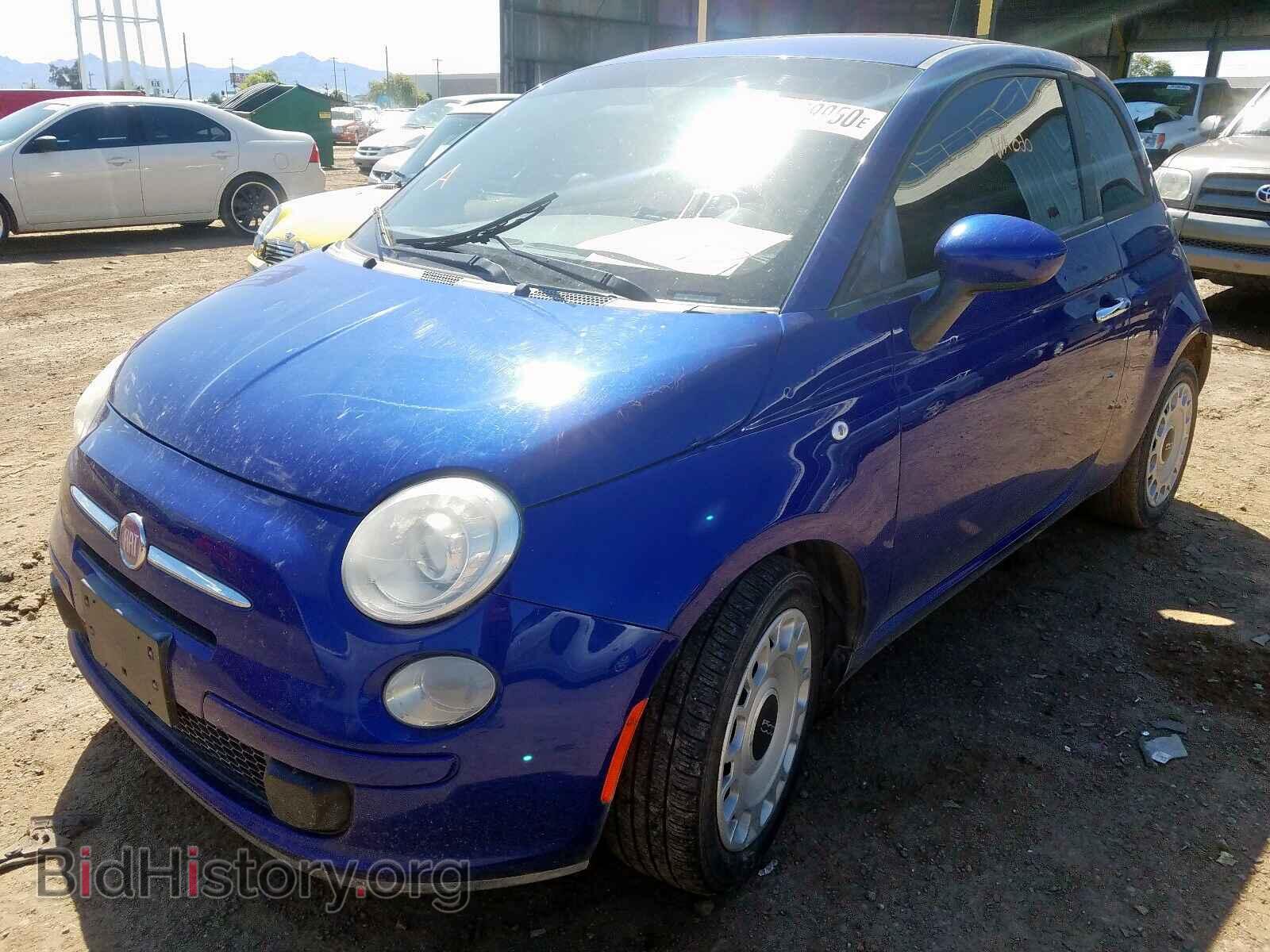 2012 FIAT 500 - VIN: 3C3CFFAR2CT128313 - Фото 2