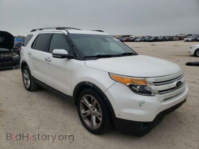 2013 Ford EXPLORER Explorer L, white — VIN 1FM5K7F8XDGC39568, Copart