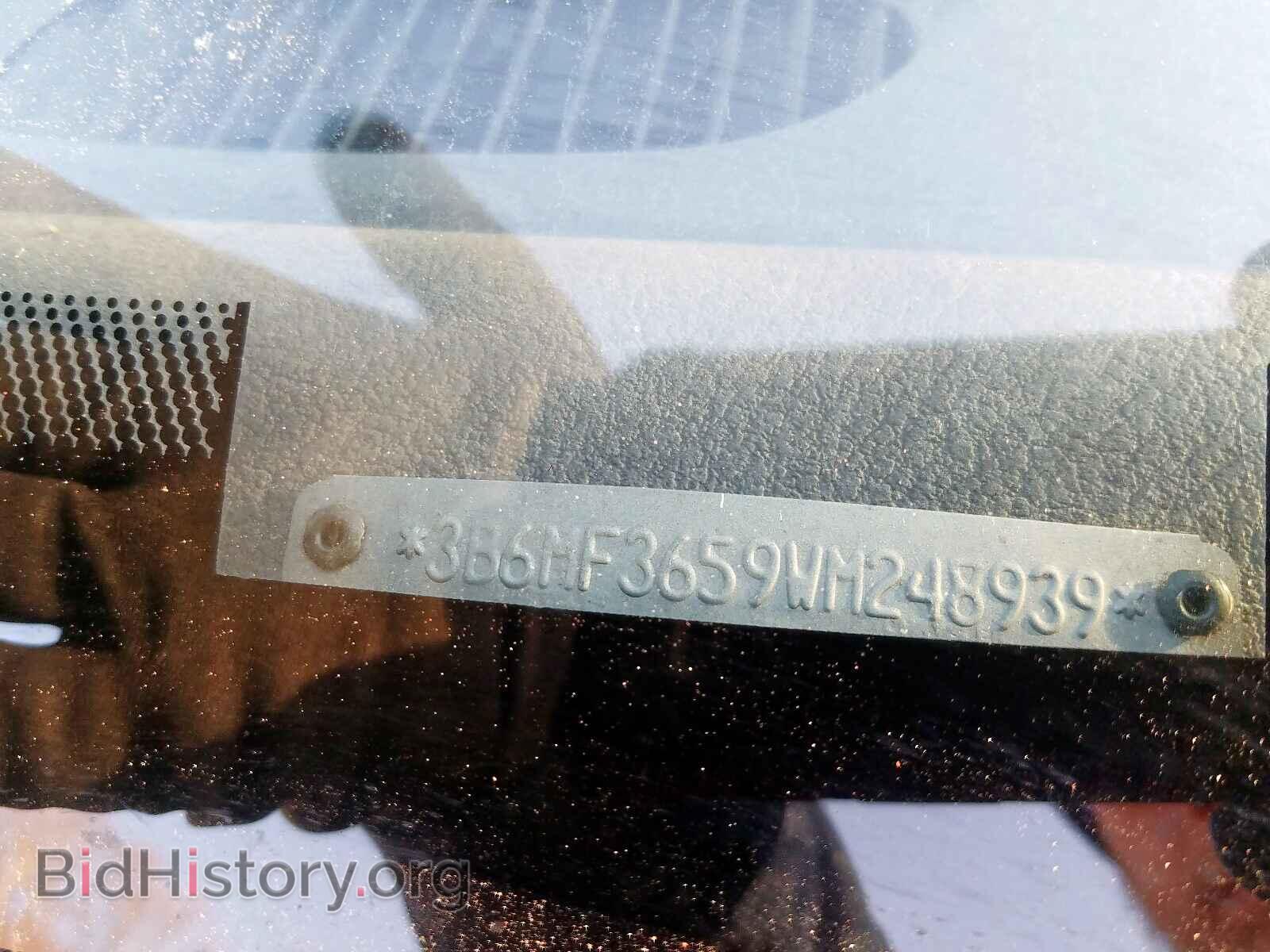 1998 DODGE RAM 3500 - VIN: 3B6MF3659WM248939 - Фото 10