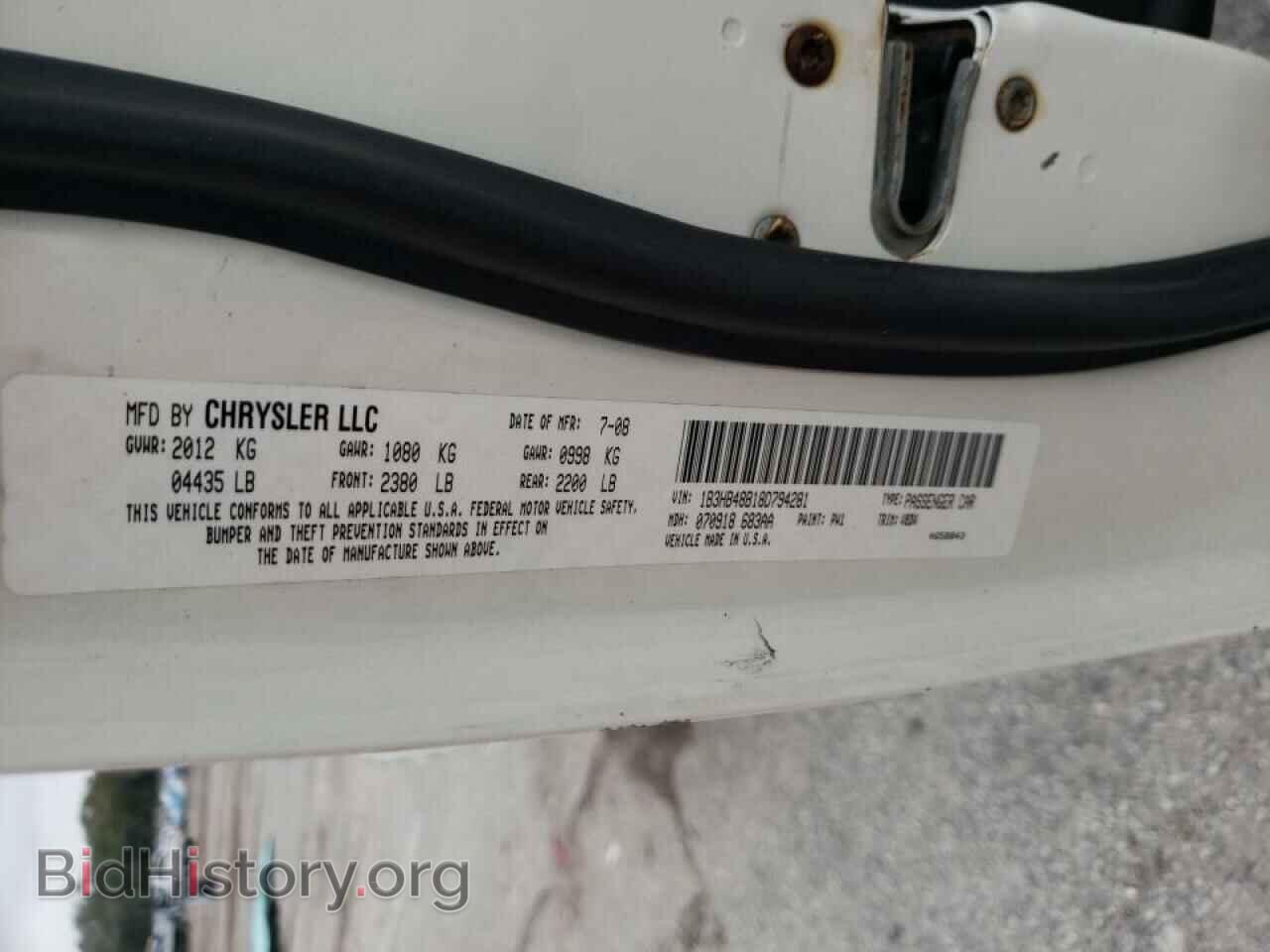 2008 DODGE CALIBER - VIN: 1B3HB48B18D794281 - Photo 10