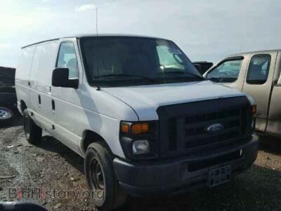 2008 Ford ECONOLINE, white — VIN 1FTNE24W38DB27380, Copart