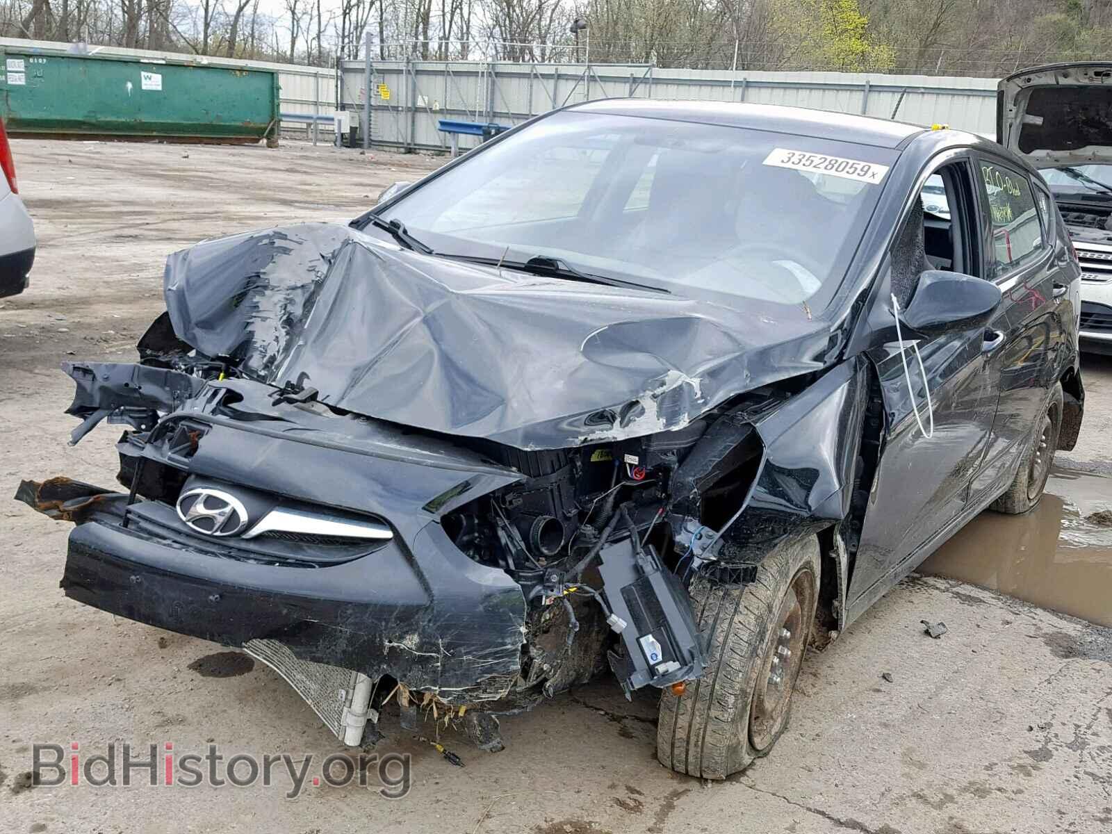 2014 HYUNDAI ACCENT - VIN: KMHCT5AE1EU189992 - Фото 2