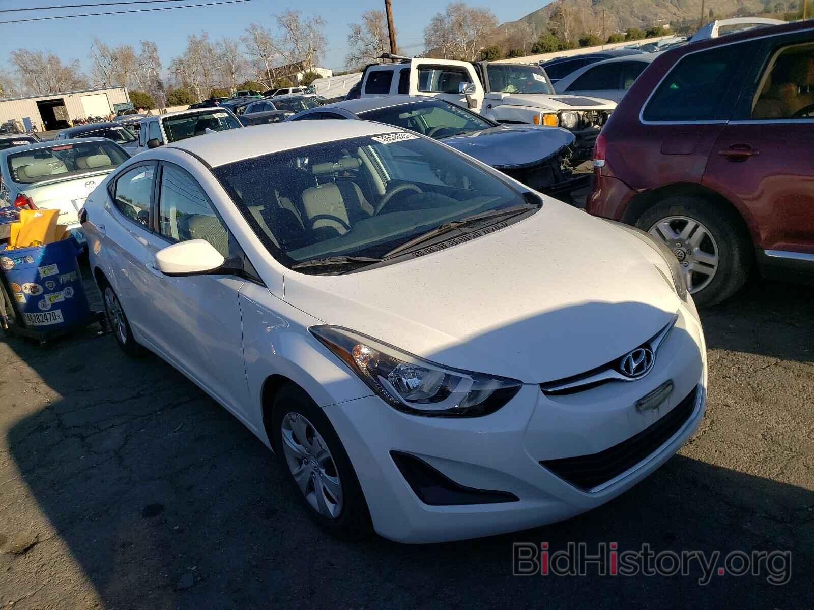 Фотография 5NPDH4AE8GH667553 - HYUNDAI ELANTRA 2016