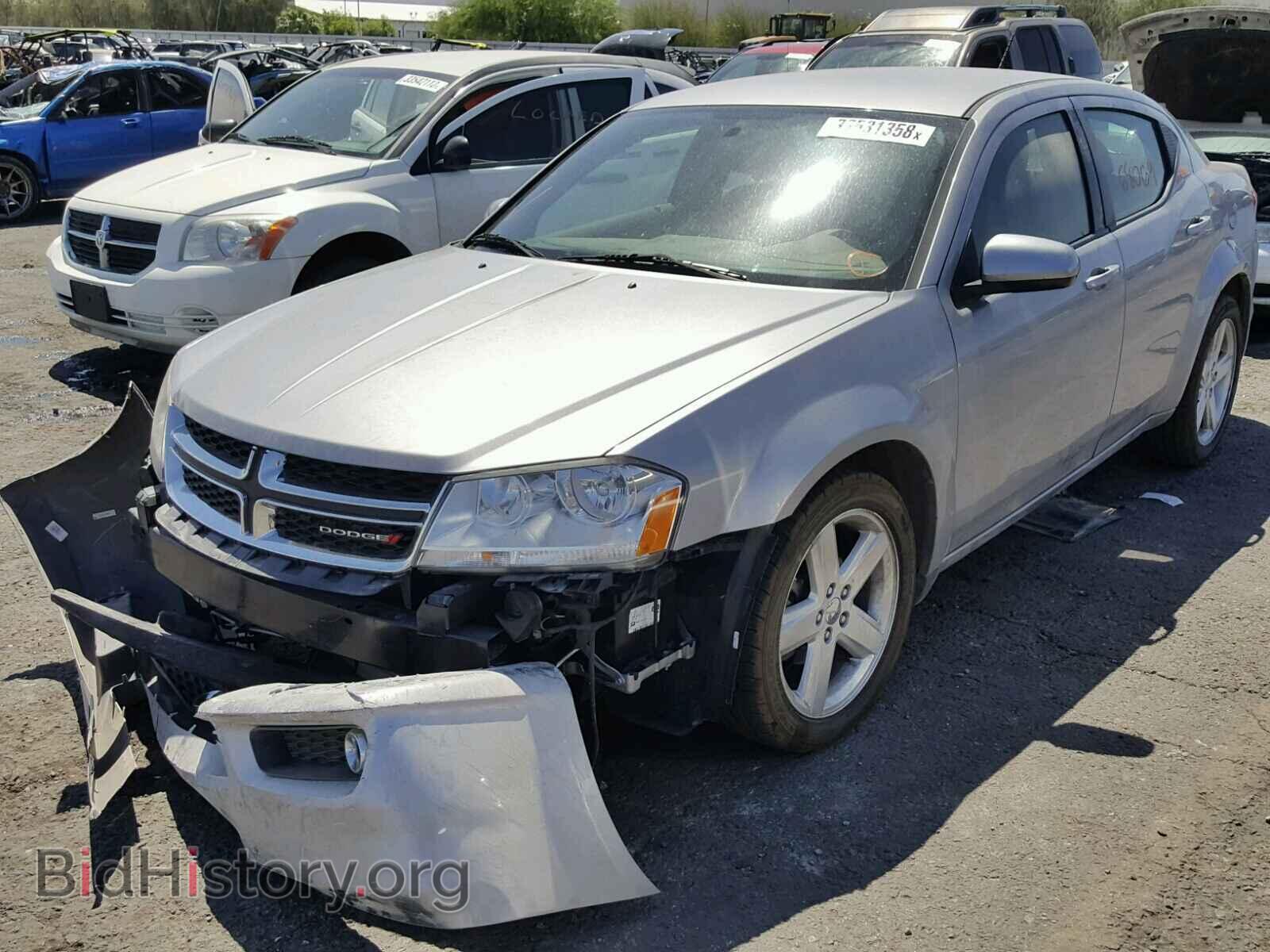 2013 DODGE AVENGER - VIN: 1C3CDZCB4DN706971 - Фото 2