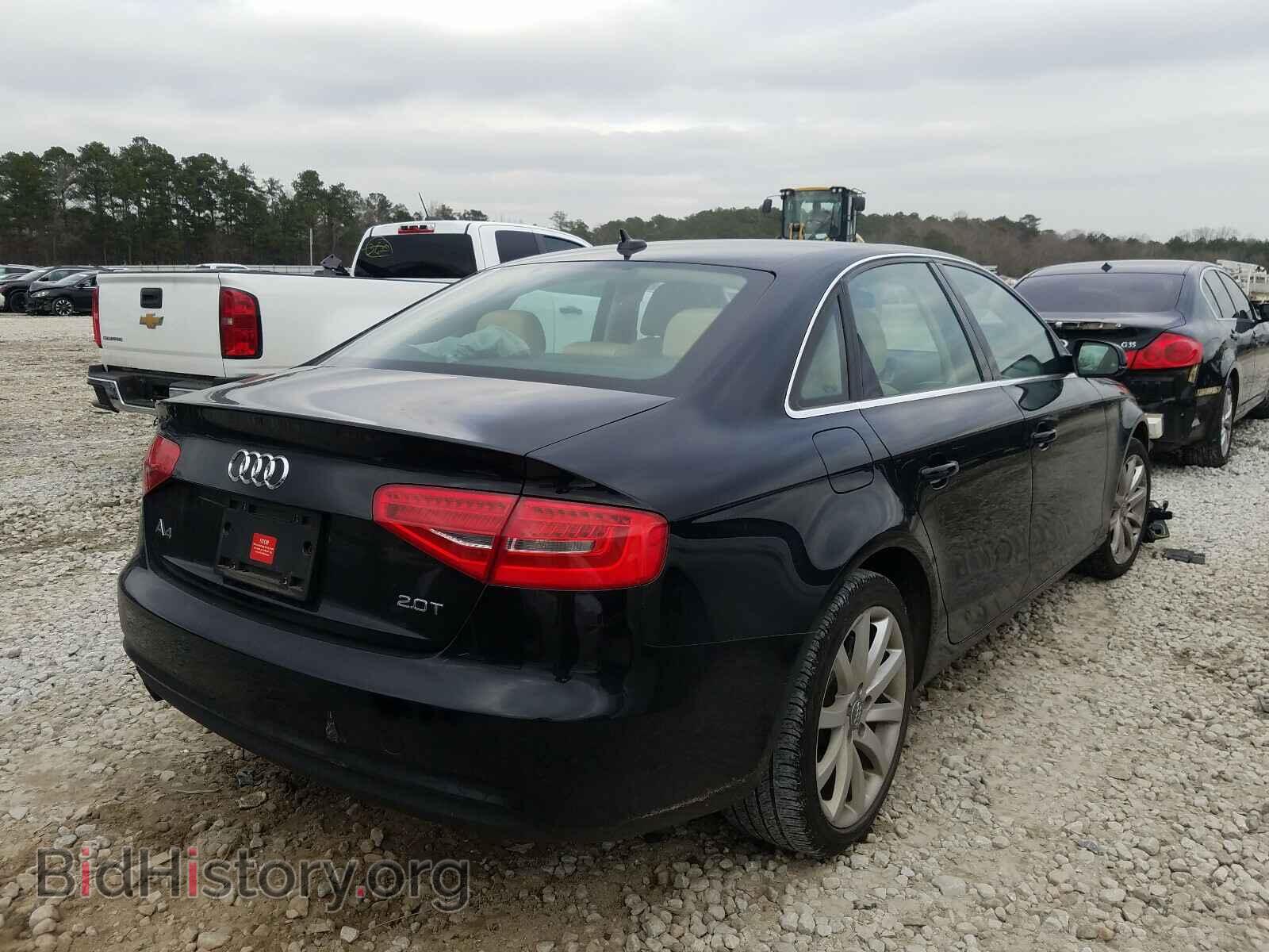 2013 AUDI A4 - VIN: WAUEFAFLXDN038675 - Фото 4