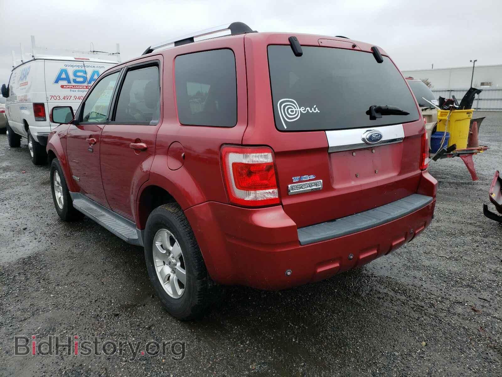 2008 FORD ESCAPE - VIN: 1FMCU04128KA28527 - Фото 3