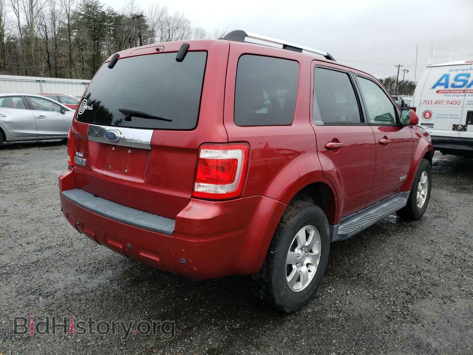 2008 FORD ESCAPE - VIN: 1FMCU04128KA28527 - Фото 4