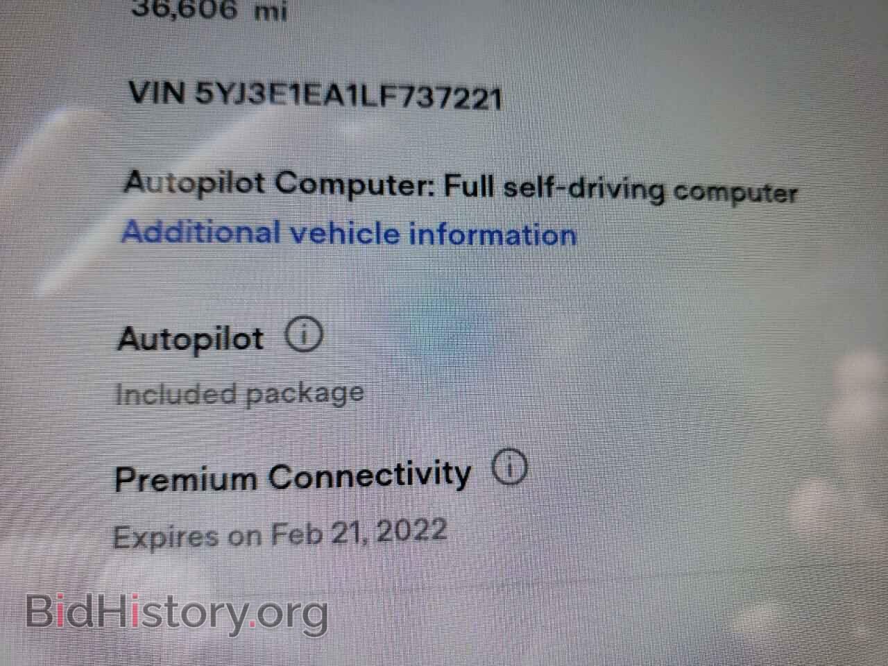 2020 TESLA MODEL 3 - VIN: 5YJ3E1EA1LF737221 - Фото 9