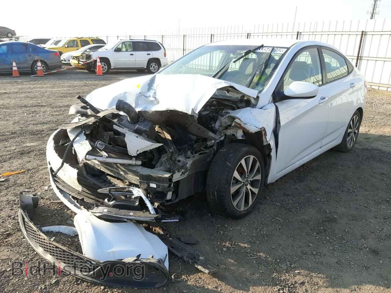 2017 HYUNDAI ACCENT - VIN: KMHCT4AE7HU365720 - Фото 2
