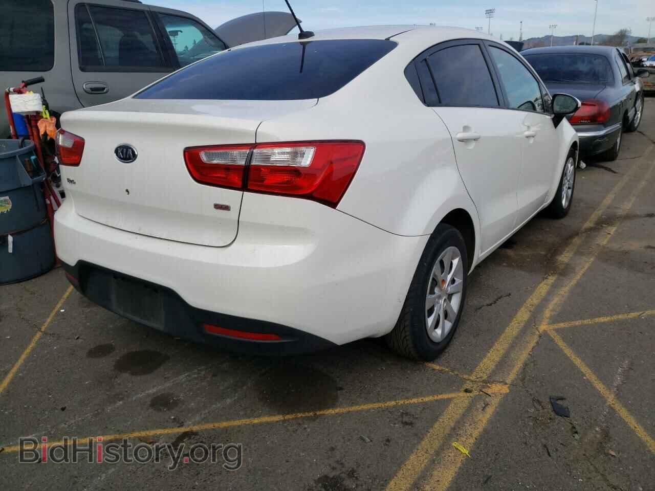 2012 KIA RIO - VIN: KNADM4A36C6047604 - Фото 4