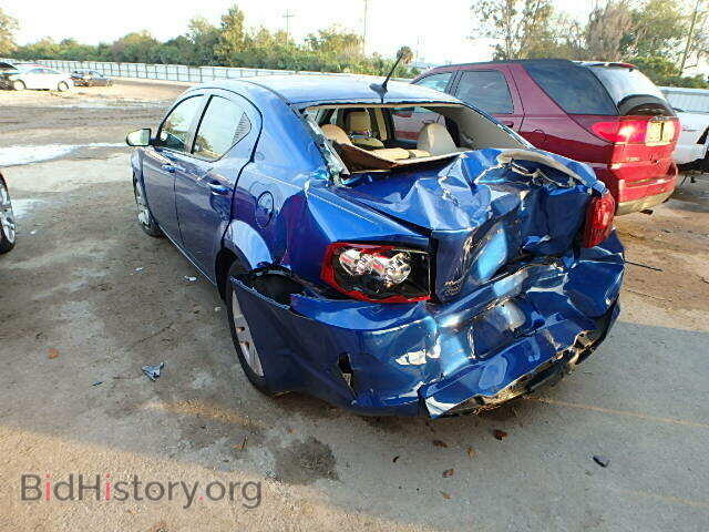 2013 DODGE AVENGER - VIN: 1C3CDZAB7DN514687 - Фото 3