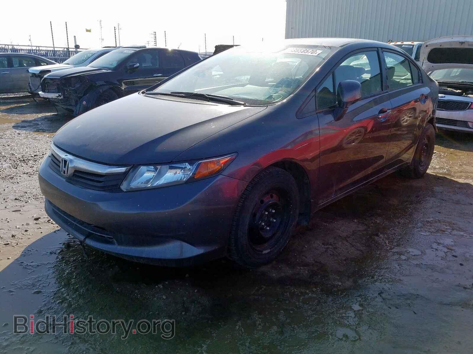 2012 HONDA CIVIC - VIN: 2HGFB2F44CH045521 - Фото 2