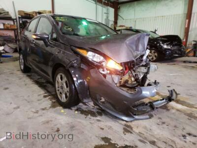 2016 Ford FIESTA Fiesta SE, черный — VIN 3FADP4EJ1GM204857, Copart