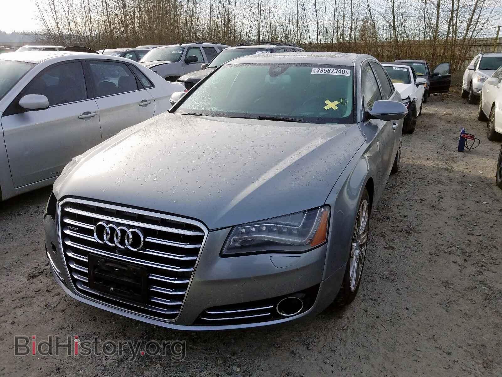 2013 AUDI A8 - VIN: WAURGAFD7DN020738 - Фото 2
