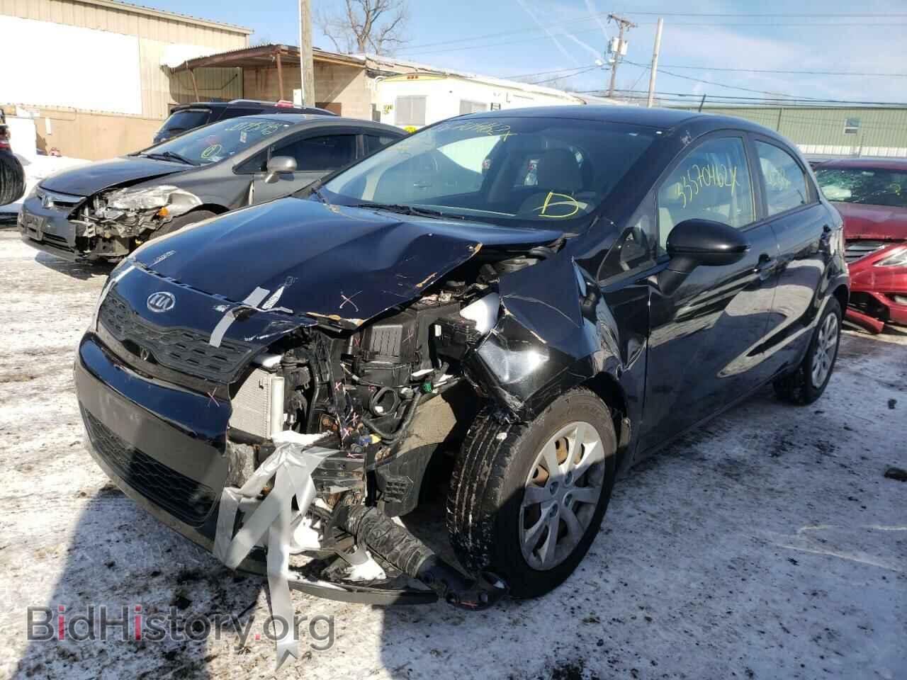 2013 KIA RIO - VIN: KNADM5A36D6108635 - Фото 2