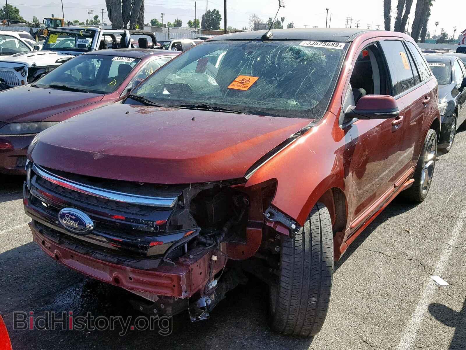 2014 FORD EDGE - VIN: 2FMDK3AK6EBB76209 - Photo 2