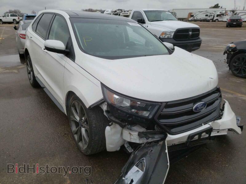 2017 Ford EDGE Edge Sport (VIN 2FMPK4AP4HBC16368) — photo 1 of 10, Copart, damage: front end