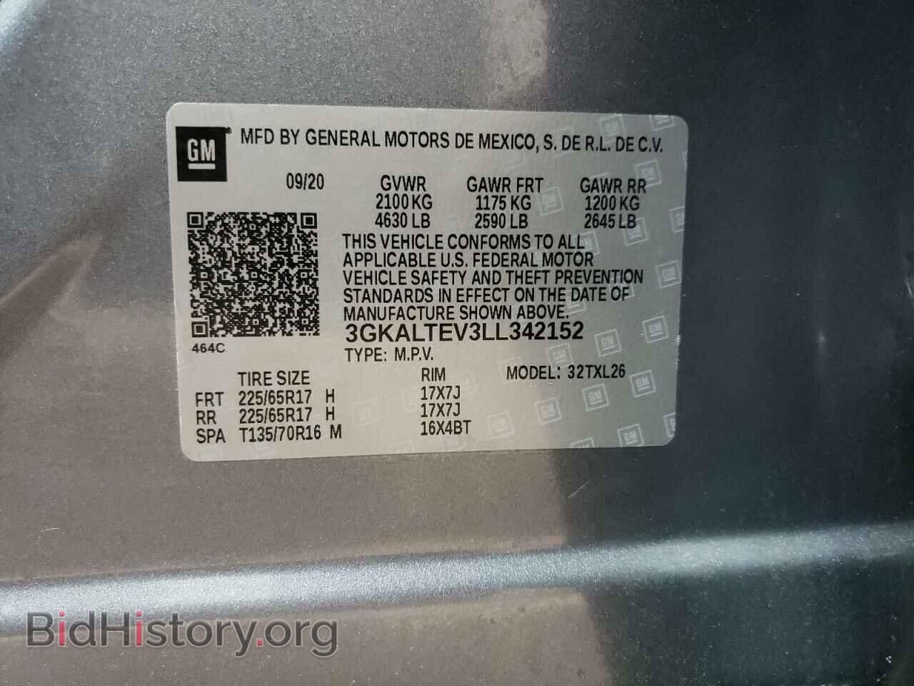 2020 GMC TERRAIN - VIN: 3GKALTEV3LL342152 - Фото 10