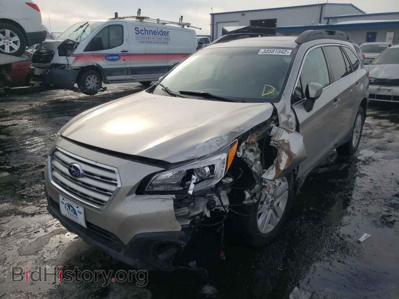 2015 SUBARU OUTBACK - VIN: 4S4BSBEC9F3201755 - Фото 2