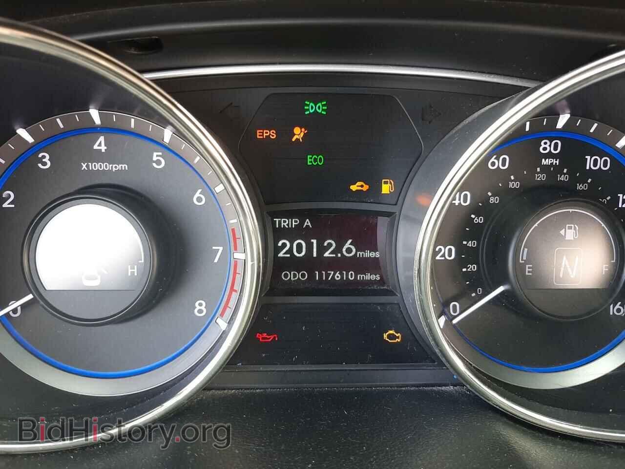 2012 HYUNDAI SONATA - VIN: 5NPEC4AB2CH383192 - Фото 8
