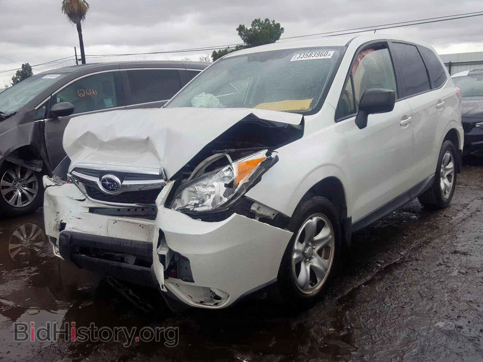 2014 SUBARU FORESTER - VIN: JF2SJAAC1EH510100 - Фото 2