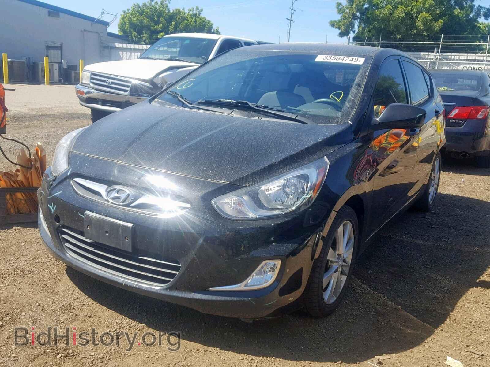 2012 HYUNDAI ACCENT - VIN: KMHCU5AE1CU057793 - Фото 2