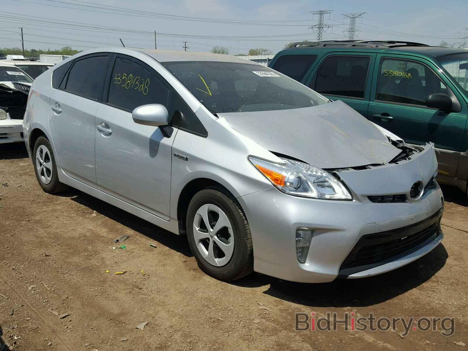 Photo JTDKN3DU6E0394393 - TOYOTA PRIUS 2014